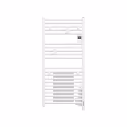 Sèche-serviette 1500W DORIS DIGITAL soufflant blanc brillant - ATLANTIC - 851244