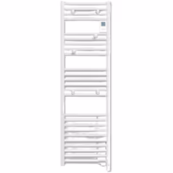 Sèche-serviette 1300W DORIS DIGITAL ETROIT soufflant blanc brillant - ATLANTIC - 851264