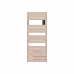 Découvrez le sèche-serviettes électrique Adélis avec soufflerie 1500W Beige , l'allié idéal pour des serviettes chaudes et sè ...