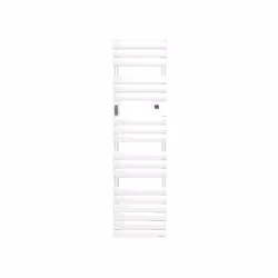 Découvrez le sèche-serviettes électrique Adélis étroit 750W Blanc carat , la solution parfaite pour les espaces réduits sans  ...