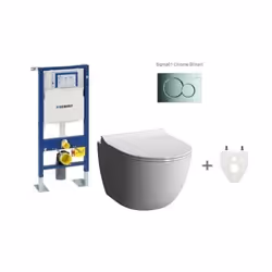 Pack est composé de: - Bati-support Geberit Autoportant UP320 (ref: 111.333.005) avec les fixations et raccordement complet.  ...