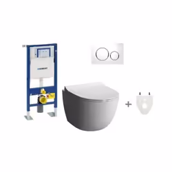 Pack est composé de: - Bati-support Geberit Autoportant UP320 (ref: 111.333.005) avec les fixations et raccordement complet.  ...