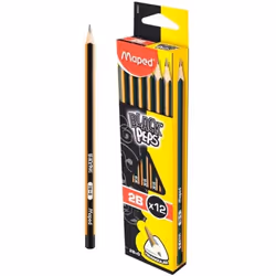 Crayon à papier - MAPED - 850022FC - Graphite 2B - Couleur Jaune - Mixte Enfant