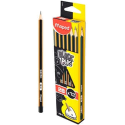 Crayon à papier - MAPED - 850022FC - Graphite 2B - Couleur Jaune - Mixte Enfant