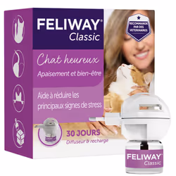 FELIWAY Classic - Diffuseur + Recharge anti-stress calmant 48ml