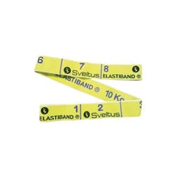 Bande élastique SVELTUS Elastiband jaune 10 kg pour fitness - Accessoire de sport pour entretien physique