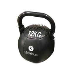 SVELTUS - Soft kettlebell PU noir 12 kg