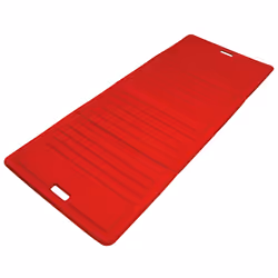Tapis de Fitness pliable SVELTUS - Rouge 170x70 cm - Lavable et résistant