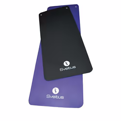 Tapis de training violet SVELTUS - épaisseur de mousse de 1 cm - avec poignée de transport - 180x60 cm