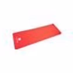 Tapis de fitness pieds nus SVELTUS Evolution rouge 180x60 cm - épaisseur 15 mm - avec poignée de transport