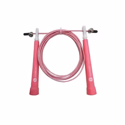 Corde à sauter - SVELTUS - Speed rose - Adulte - Fitness - Câble acier gainé - Manche ergonomique