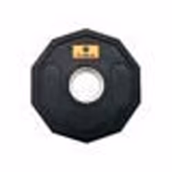 Disque olympique SVELTUS - 125 kg - Caoutchouc - Musculation - Haltérophilie