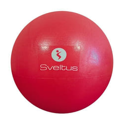 Ballon pédagogique SVELTUS rouge Ø22/24 cm pour renforcement musculaire et gymnastique douce