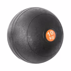 SVELTUS - Slam ball 10 kg - Fitness - Mixte - Noir/Orange