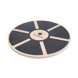 Planche déquilibre - SVELTUS - Bois - Noir/Beige - Pieds nus - Fitness