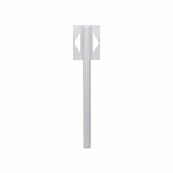 Matière principale : Aluminium Finition du produit : Brillant Couleur : Blanc Largeur (en cm) : 33 Hauteur (en cm) : 116 Prof ...