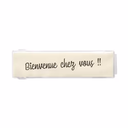 Porte-nom plastique boîte aux lettres type RENZ - 023723
