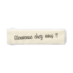 Porte-nom plastique boîte aux lettres type RENZ - 023723