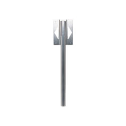 Renz - Pied H.116 x L.33 x P.5 Cm Gris