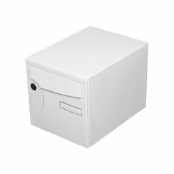 Description générale La boîte aux lettres normalisée 2 portes Renz Animation en acier blanc RAL 9016B est conçue pour recevoi ...