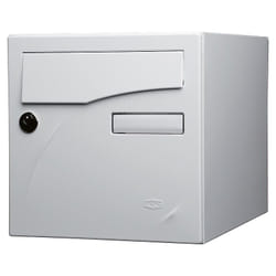 Renz - Boîte aux lettres type Préface New - antivandalisme - simple face - noir mat ral 9005