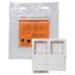 Cadre pour moulure - LS - 2 postes - Plastique - Rectangulaire - Contemporain