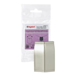 Legrand - raccord pour angle sortant pour plinthe céliane déco 82 x 12,5 mm titane 098313