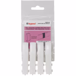 JOINTS DE COUVERCLE POUR PLINTHE CÉLIANE DÉCO 82 X 12,5 MM BLANC LEGRAND 098346Joints de couvercle - Céliane déco blanc