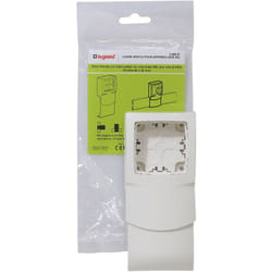 Legrand - Cadre simple pour appareillage apparent - Pour plinthe 80x20mm
