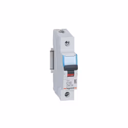 LEGRAND, TX3 403434 DISJONCTEUR TYPE C, 16 A, 1 PÔLE, 6 KA, 230/400 VAC, 1 UNITÉ DE DIVISION