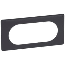 plaque legrand céliane 2 postes basalte pour fonction étendue