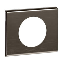 LEGRAND Celiane Plaque de finition 1 poste noir nickel