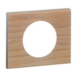 LEGRAND Celiane Plaque de finition 1 poste chêne blanchi