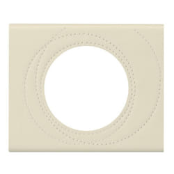 LEGRAND Celiane Plaque de finition 1 poste cuir perle couturé