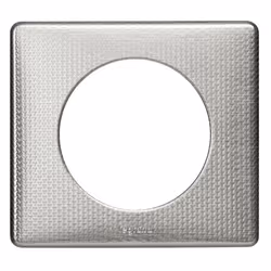 LEGRAND Celiane Plaque de finition 1 poste aluminium snake