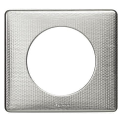 LEGRAND Celiane Plaque de finition 1 poste aluminium snake