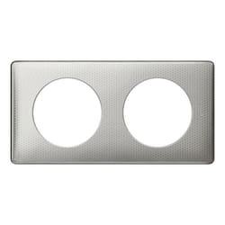 LEGRAND Celiane Plaque de finition 2 postes alu snake