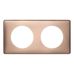 LEGRAND Celiane Plaque de finition 2 postes copper