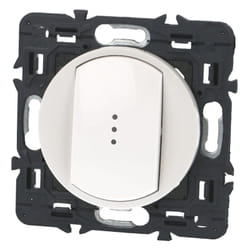 Interrupteur va-et-vient lumineux blanc Legrand Céliane™