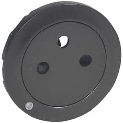 Legrand - Enjoliveur Céliane pour prise de courant 2P+T Surface à voyant finition graphite (067915)