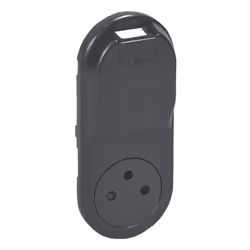 Enjoliveur Céliane pour prise de courant 2P+T Surface et chargeur USB semi encastré - finition graphite