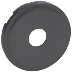 Enjoliveur Céliane pour prise télévision simple mâle ou typeF à visser finition graphite (067982)