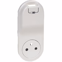 ENJOLIVEUR PRISE SEMI-ENCASTREE SURFACE 2P+T AVEC CHARGEUR USB BLANC CELIANE LEGRAND 068116 Programme Céliane™ - enjoliveurs ...