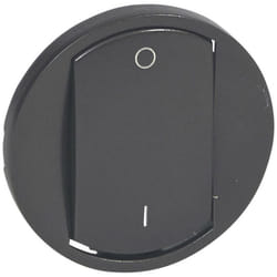Legrand - Enjoliveur Céliane doigt large pour interrupteur bipolaire finition graphite (067921)