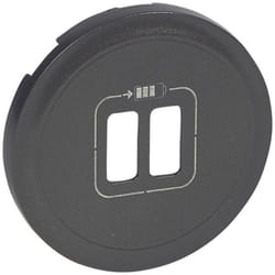 Legrand - Enjoliveur Graphite chargeur USB