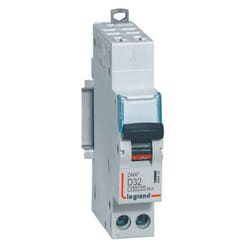 Disjoncteur DNX³ 4500 - auto/auto - U+N 230V~ 32A - 4,5kA - courbe D - 1 mo