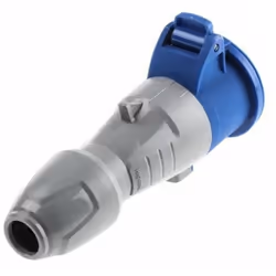 Base aérienne 16A 2 pôles+terre 250V IP44. Bases aériennes Serrage et fermeture des câbles sans outils Orientation unique des ...