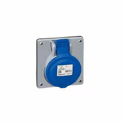Embase carrée 16A 2 pôles+terre 250V IP44. Prises pour tableaux à pas unifié - Elles se fixent sur façades pleines ou perforé ...