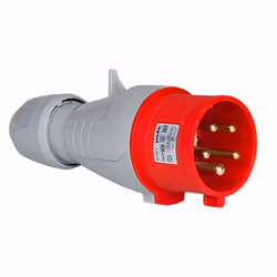 Prise 32A 3 pôles+neutre+terre 415V IP44. Prises aériennes Serrage et verrouillage du câble sans outil Orientation unique des ...