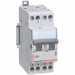 CX3 INTER INVERSEUR DOUBLE VA ET VIENT 32A LEGRAND 412901 Caractéristiques produit Interrupteur-inverseur - Conforme à la nor ...